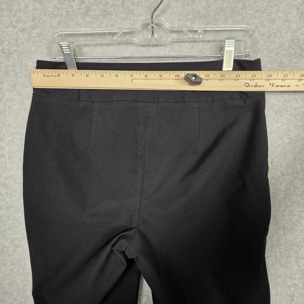 Shape FX Newport News Pants Womens 13 Black‎ Stretch Dress Career Straight Leg - Picture 7 of 13